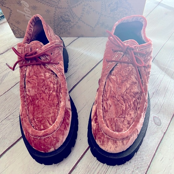FREE PEOPLE Convertible Velvet Loafer - Picture 1 of 10